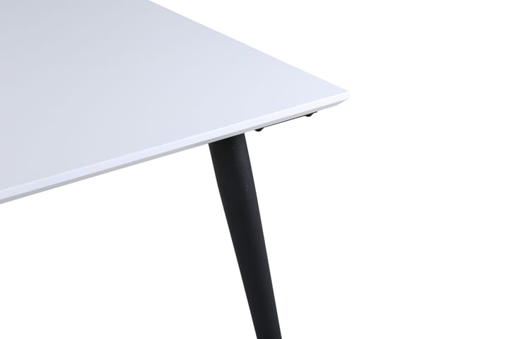 Ruokapöytä Jyma Jatkettava 150 cm - Valkoinen/Musta - Ruokapöydät & keittiön pöydät