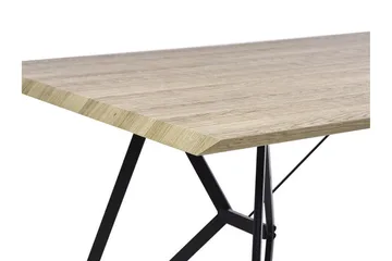 Ruokapöytä Kencot 160 cm - Vaalea puu/musta - Huonekalut - Pöytä & ruokailuryhmä - Ruokapöydät & keittiön pöydät