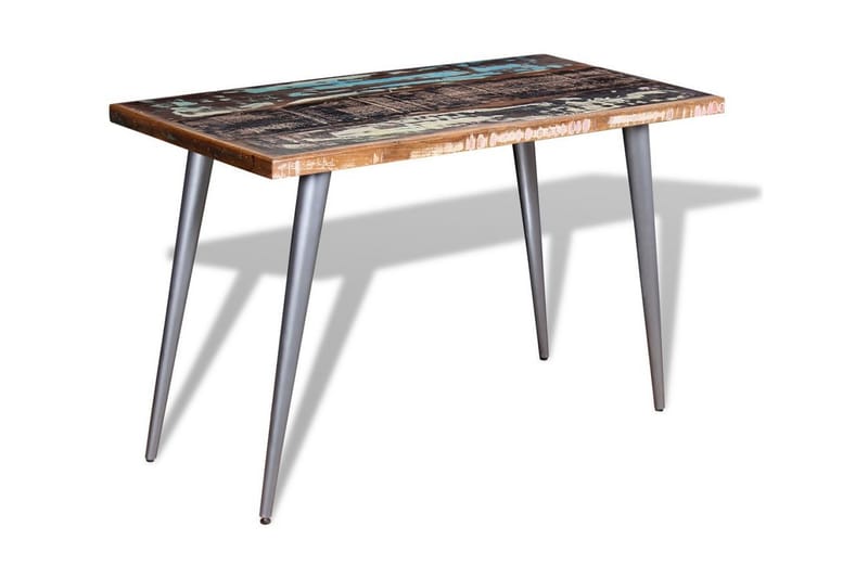 Ruokapöytä Kierrätetty massiivipuu 120x60x76 cm - Ruskea - Huonekalut - Pöytä & ruokailuryhmä - Ruokapöydät & keittiön pöydät