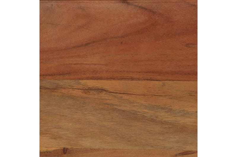 Ruokapöytä kiinteä akaasiapuu ja teräs 120x60x76 cm - Ruskea - Huonekalut - Pöytä & ruokailuryhmä - Ruokapöydät & keittiön pöydät