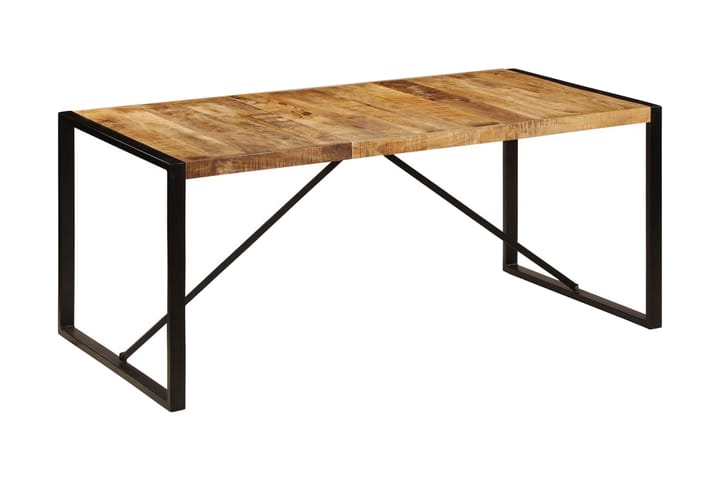 Ruokapöytä Kiinteä karkea mangopuu 180 cm - Ruskea - Ruokapöydät & keittiön pöydät