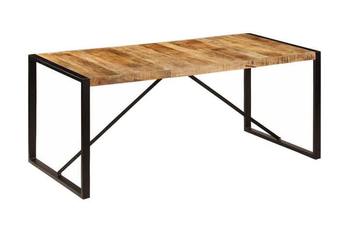 Ruokapöytä Kiinteä karkea mangopuu 180 cm - Ruskea - Ruokapöydät & keittiön pöydät