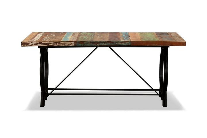 Ruokapöytä Kiinteä kierrätetty puu 180 cm - Ruskea - Ruokapöydät & keittiön pöydät