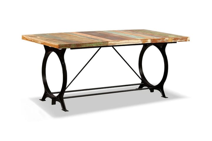 Ruokapöytä Kiinteä kierrätetty puu 180 cm - Ruskea - Ruokapöydät & keittiön pöydät