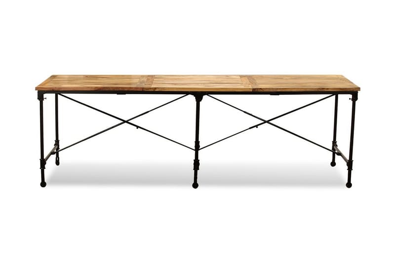 Ruokapöytä kiinteä mangopuu 240 cm - Ruskea - Huonekalut - Pöytä & ruokailuryhmä - Ruokapöydät & keittiön pöydät