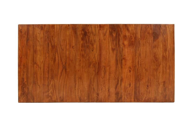 Ruokapöytä kiinteä puu seesamviimeistelyllä 180x90x76 cm - Ruskea - Huonekalut - Pöytä & ruokailuryhmä - Ruokapöydät & keittiön pöydät