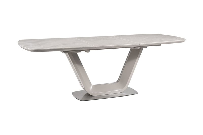 Ruokapöytä Komati Jatkettava 160 cm, Keramiikka/Harmaa