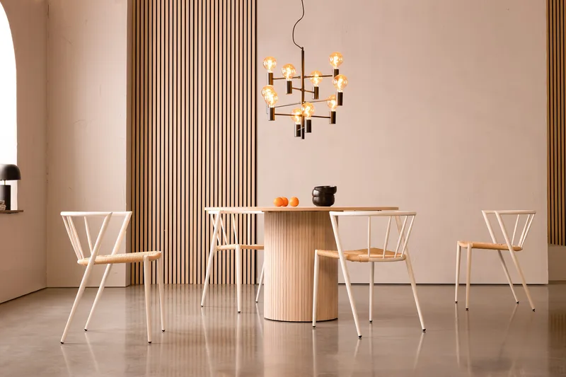 Ruokapöytä Kopparbo 130 cm Pyöreä - luonto - Huonekalut - Pöytä & ruokailuryhmä - Ruokapöydät & keittiön pöydät