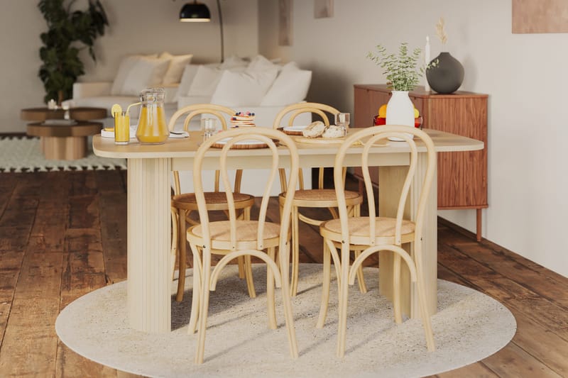 Ruokapöytä Kopparbo 160 cm Pyöreä - Huonekalut - Pöytä & ruokailuryhmä - Ruokapöydät & keittiön pöydät