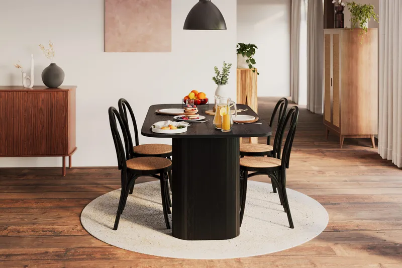 Ruokapöytä Kopparbo 160 cm Pyöreä - Huonekalut - Pöytä & ruokailuryhmä - Ruokapöydät & keittiön pöydät