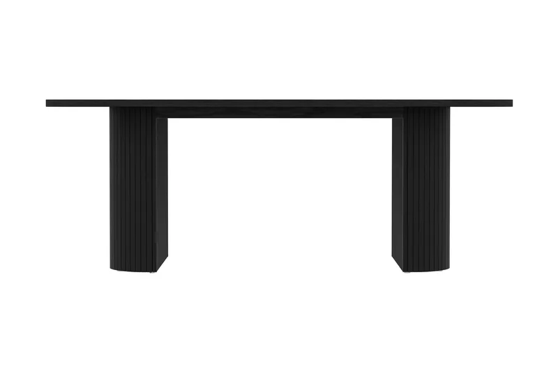 Ruokapöytä Kopparbo 200 cm - Musta - Huonekalut - Pöytä & ruokailuryhmä - Ruokapöydät & keittiön pöydät