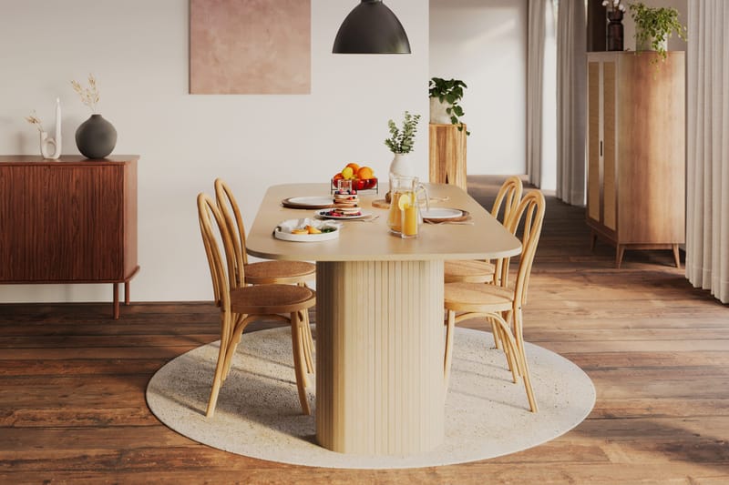 Ruokapöytä Kopparbo 200 cm Pyöreä - Huonekalut - Pöytä & ruokailuryhmä - Ruokapöydät & keittiön pöydät