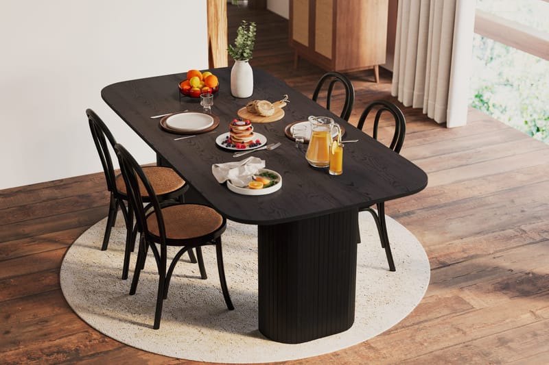 Ruokapöytä Kopparbo 200 cm Pyöreä - Huonekalut - Pöytä & ruokailuryhmä - Ruokapöydät & keittiön pöydät