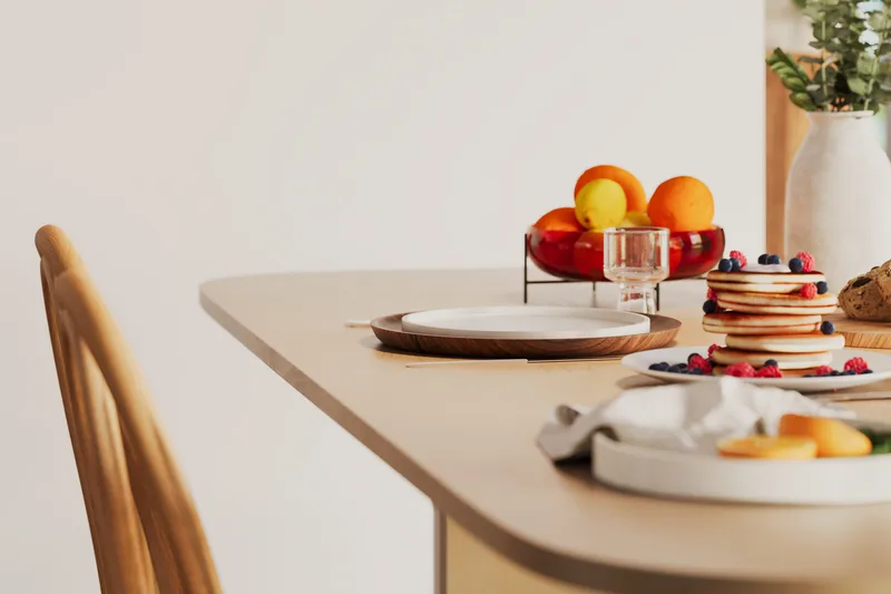 Ruokapöytä Kopparbo 200 cm Pyöreä - Huonekalut - Pöytä & ruokailuryhmä - Ruokapöydät & keittiön pöydät