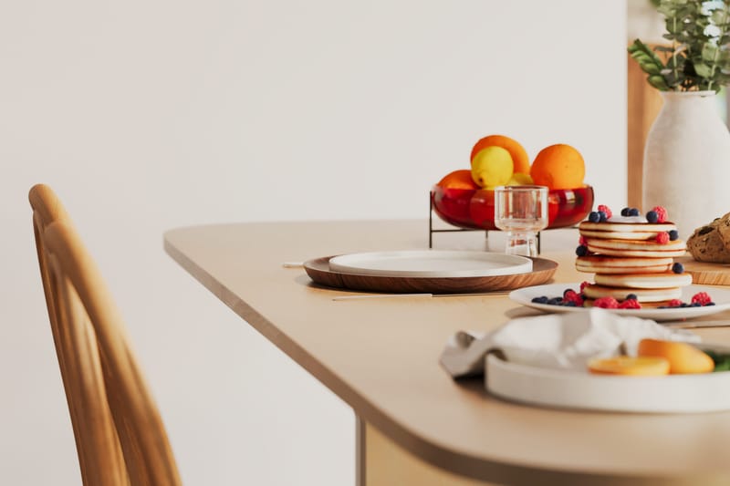 Ruokapöytä Kopparbo 200 cm Pyöreä - Huonekalut - Pöytä & ruokailuryhmä - Ruokapöydät & keittiön pöydät