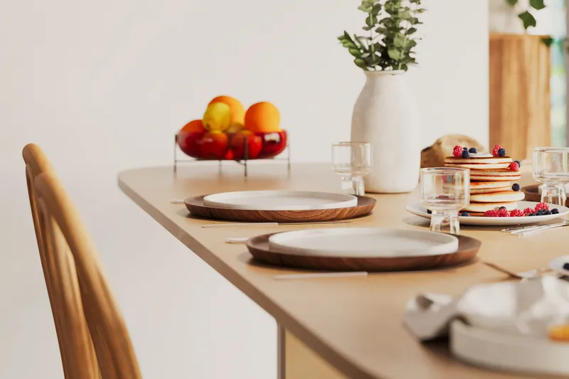 Ruokapöytä Kopparbo 240 cm Pyöreä - Huonekalut - Pöytä & ruokailuryhmä - Ruokapöydät & keittiön pöydät