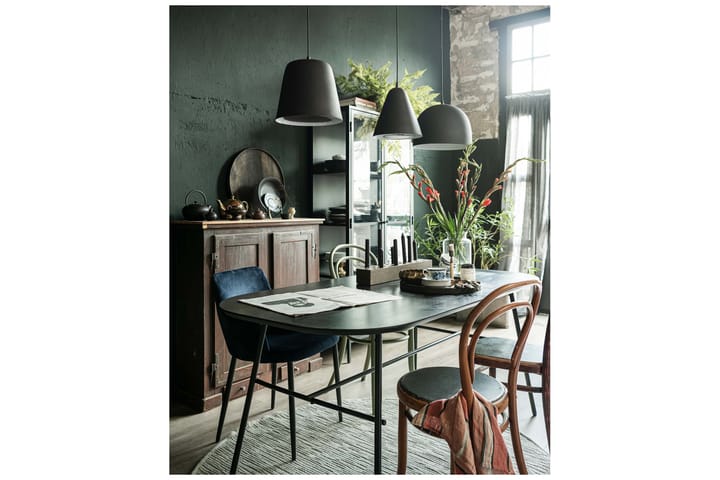 Ruokapöytä Kostroma 180 cm - Musta - Ruokapöydät & keittiön pöydät