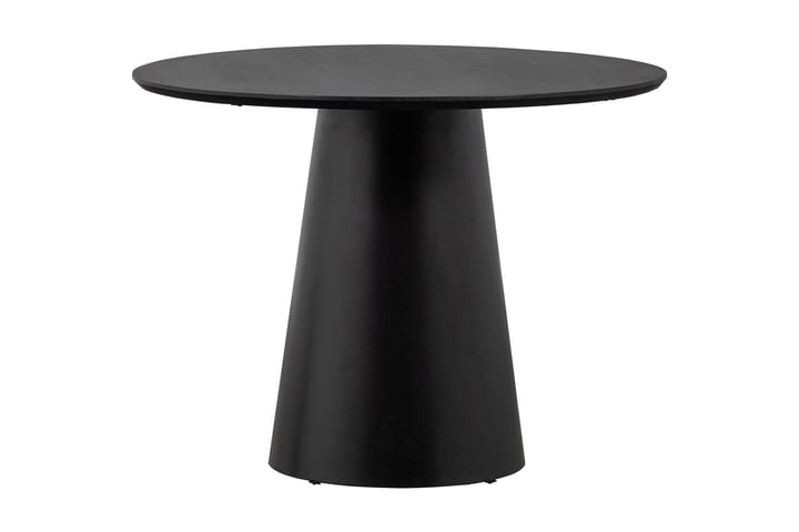 Ruokapöytä Kyuv 102 cm Pyöreä - Musta - Ruokapöydät & keittiön pöydät