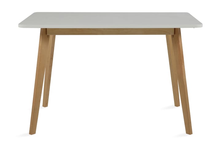 Ruokapöytä Leila 120 cm - Valkoinen/Koivu - Ruokapöydät & keittiön pöydät