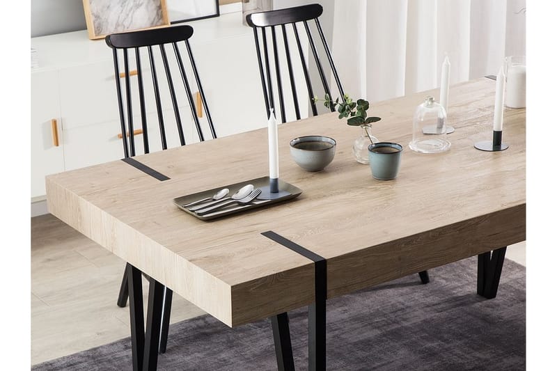 Ruokapöytä Longville 150x90 cm - Ruskea - Huonekalut - Pöytä & ruokailuryhmä - Ruokapöydät & keittiön pöydät