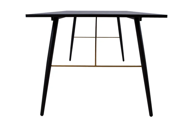 Ruokapöytä Luxembourg Musta/Kupari - Huonekalut - Pöytä & ruokailuryhmä - Ruokapöydät & keittiön pöydät