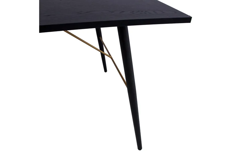 Ruokapöytä Luxembourg Musta/Kupari - Huonekalut - Pöytä & ruokailuryhmä - Ruokapöydät & keittiön pöydät