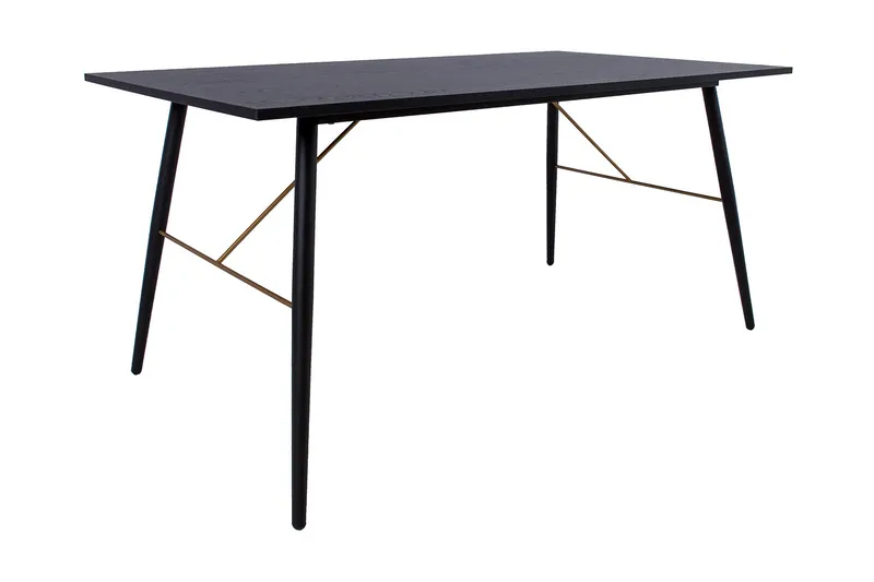 Ruokapöytä Luxembourg Musta/Kupari - Huonekalut - Pöytä & ruokailuryhmä - Ruokapöydät & keittiön pöydät