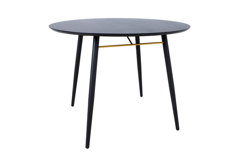 Ruokapöytä Luxemburg 100 cm Musta/Kupari - Huonekalut - Pöytä & ruokailuryhmä - Ruokapöydät & keittiön pöydät
