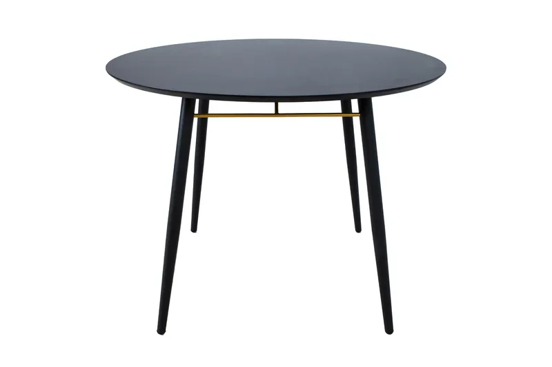 Ruokapöytä Luxemburg 100 cm Musta/Kupari, undefined