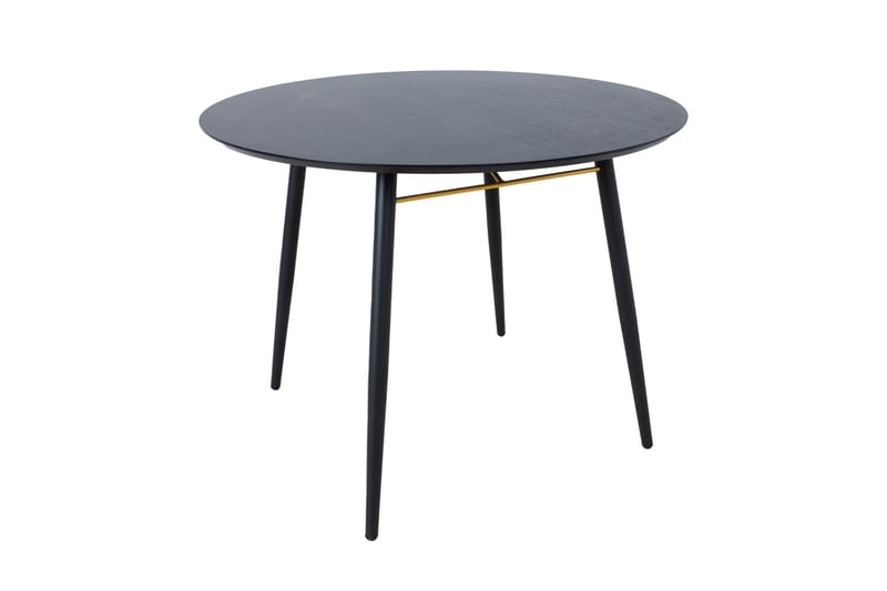 Ruokapöytä Luxemburg 100 cm Musta/Kupari - Huonekalut - Pöytä & ruokailuryhmä - Ruokapöydät & keittiön pöydät