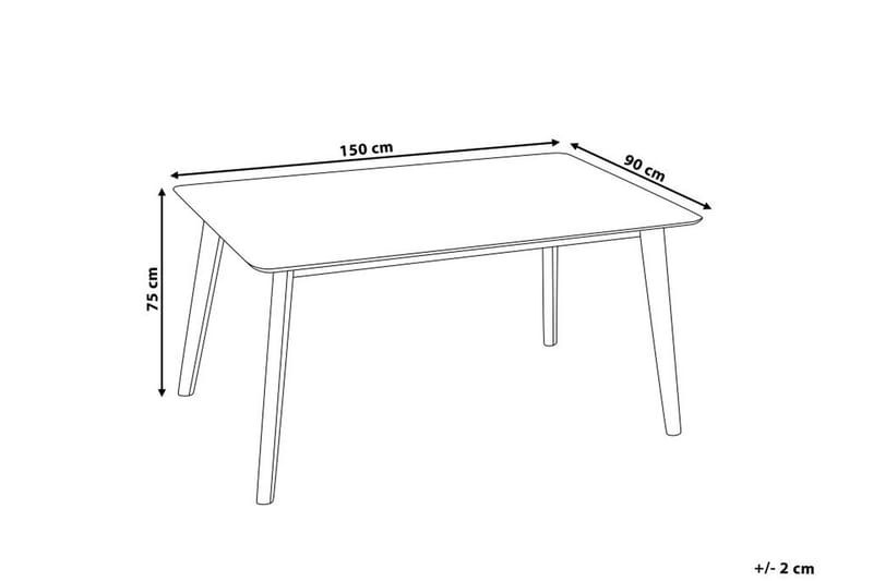 Ruokapöytä Mado 150 cm - Huonekalut - Pöytä & ruokailuryhmä - Ruokapöydät & keittiön pöydät