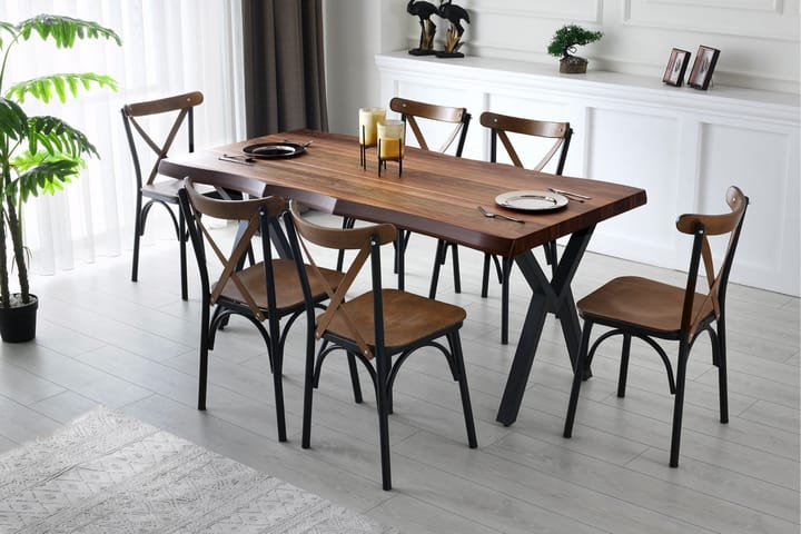 Ruokapöytä Maggiolina 180 cm - Pähkinä - Ruokapöydät & keittiön pöydät