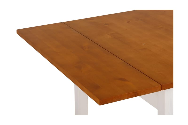 Ruokapöytä Magret Jatkettava 80-120 cm - Valkoinen/Ruskea - Huonekalut - Pöytä & ruokailuryhmä - Ruokapöydät & keittiön pöydät