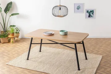 Ruokapöytä Makwana 160 cm - Natural - Huonekalut - Pöytä & ruokailuryhmä - Ruokapöydät & keittiön pöydät