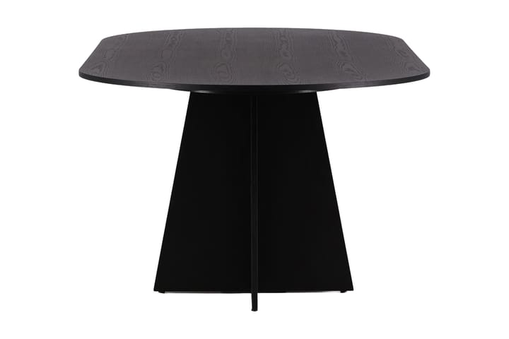 Ruokapöytä Manciat 230x115x75 cm Soikea - Musta - Ruokapöydät & keittiön pöydät