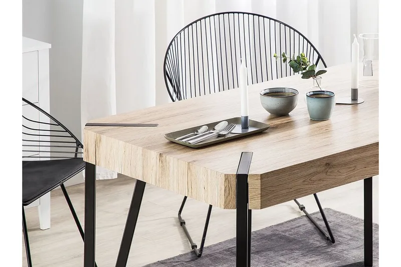 Ruokapöytä Massi 130x180 cm - Puu/Luonnonväri - Huonekalut - Pöytä & ruokailuryhmä - Ruokapöydät & keittiön pöydät