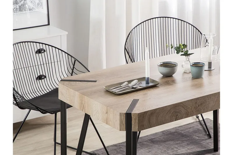 Ruokapöytä Massi 130x80 cm - Puu/Luonnonväri - Huonekalut - Pöytä & ruokailuryhmä - Ruokapöydät & keittiön pöydät