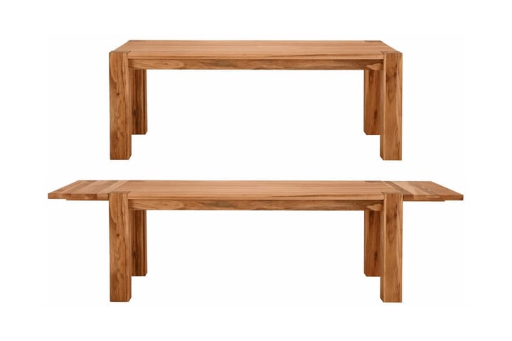 Ruokapöytä Matrix 200 cm - Luonnonväri/Puu - Ruokapöydät & keittiön pöydät