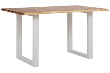Ruokapöytä Meria 140 cm - Akaasia Ruskea/Valkoinen - Huonekalut - Pöytä & ruokailuryhmä - Ruokapöydät & keittiön pöydät