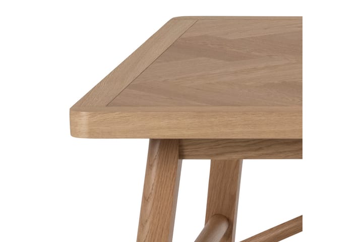 Ruokapöytä Mervue 200 cm - Luonnonväri/Matta Luonnonväri - Ruokapöydät & keittiön pöydät