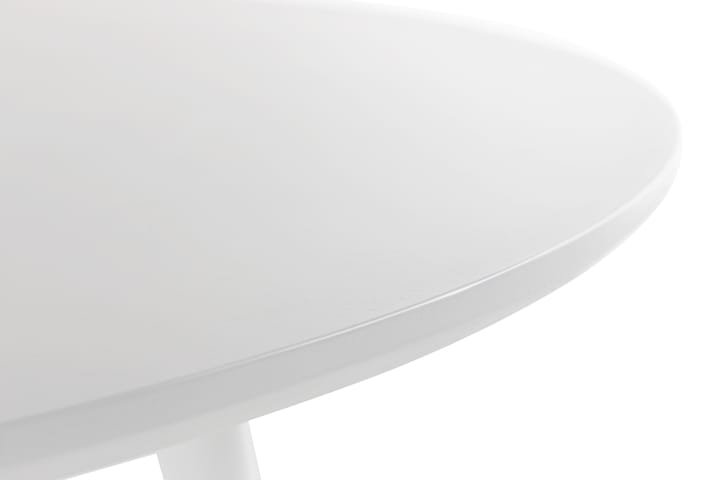 Ruokapöytä Mezdra 106 cm Pyöreä - Valkoinen - Ruokapöydät & keittiön pöydät