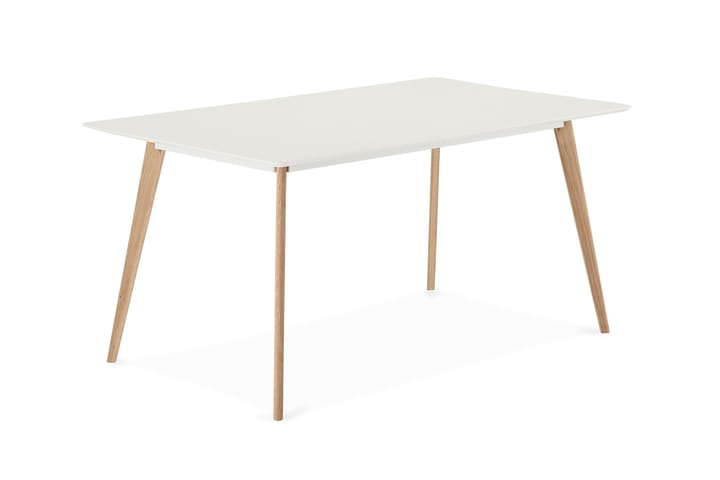 Ruokapöytä Minerva 160 cm - Valkoinen - Ruokapöydät & keittiön pöydät