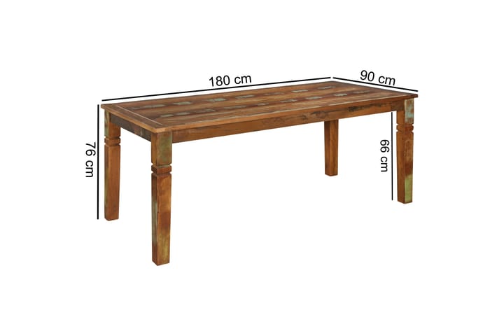Ruokapöytä Mirao 180 cm - Monivärinen - Ruokapöydät & keittiön pöydät
