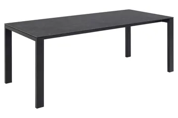 Ruokapöytä Misam 200x90 cm - Musta - Huonekalut - Pöytä & ruokailuryhmä - Ruokapöydät & keittiön pöydät