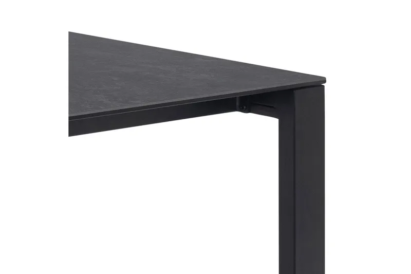 Ruokapöytä Misam 200x90 cm - Musta - Huonekalut - Pöytä & ruokailuryhmä - Ruokapöydät & keittiön pöydät