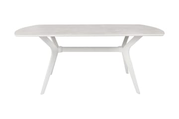 Ruokapöytä Misticon 180x75x180 cm - Valkoinen - Huonekalut - Pöytä & ruokailuryhmä - Ruokapöydät & keittiön pöydät