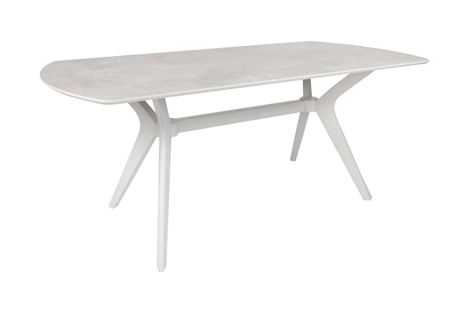 Ruokapöytä Misticon 180x75x180 cm - Valkoinen - Huonekalut - Pöytä & ruokailuryhmä - Ruokapöydät & keittiön pöydät