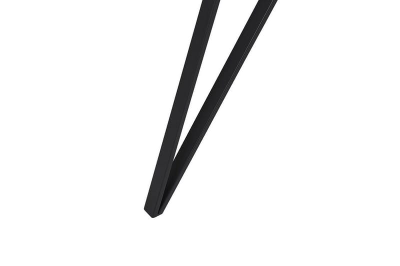 Ruokapöytä Molden 150 x 80 cm Marmoriefekti/Musta - Valkoinen - Huonekalut - Pöytä & ruokailuryhmä - Ruokapöydät & keittiön pöydät