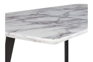 Ruokapöytä Mosby Taitettava 160/200 x 90 cm - Valkoinen - Huonekalut - Pöytä & ruokailuryhmä - Ruokapöydät & keittiön pöydät