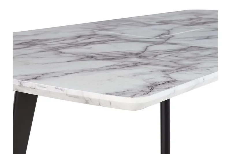 Ruokapöytä Mosby Taitettava 160/200 x 90 cm - Valkoinen - Huonekalut - Pöytä & ruokailuryhmä - Ruokapöydät & keittiön pöydät